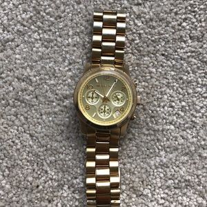 Authentic Michael Kors Gold Watch